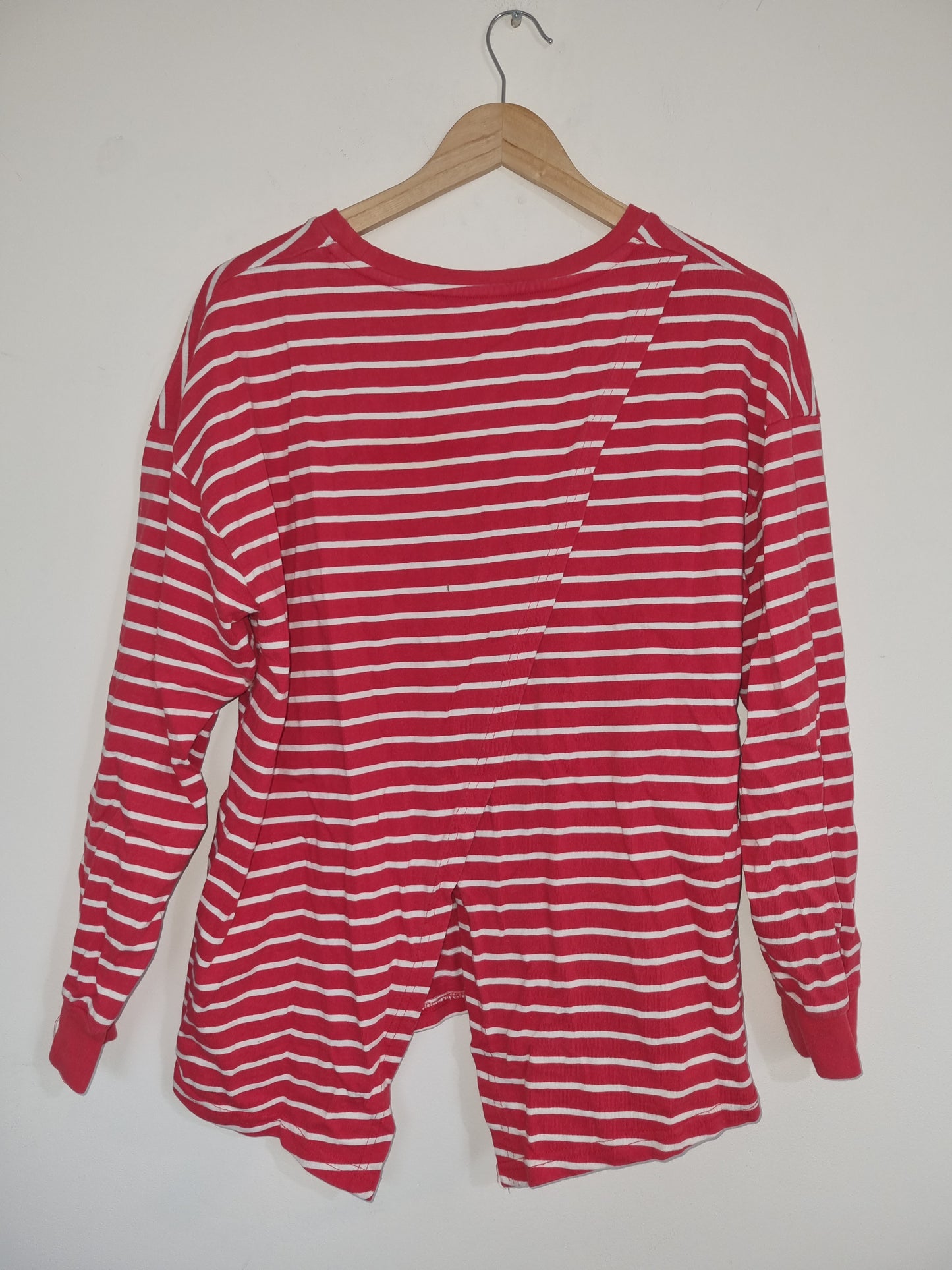Women's Large Red/White Top