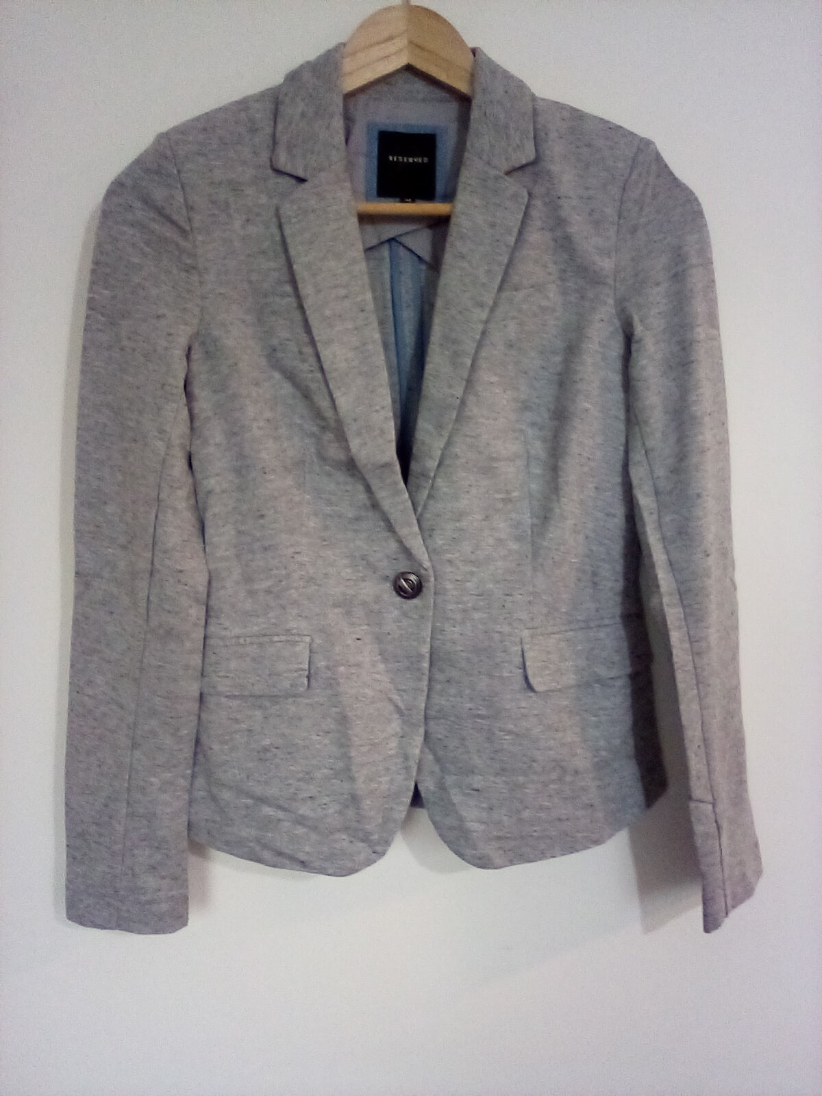 WOMEN'S LARGE FITTED GREY JACKET