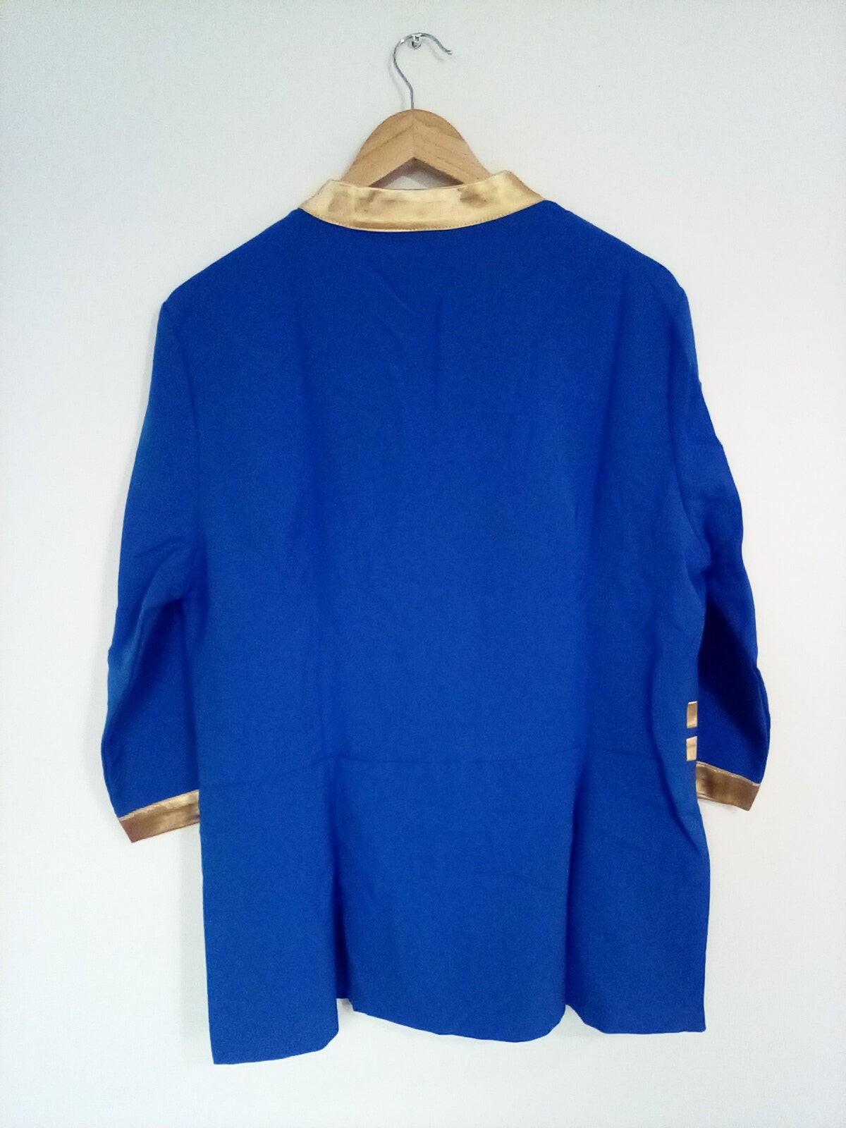 WOMEN'S BLUE JACKET WITH GOLD BANDS