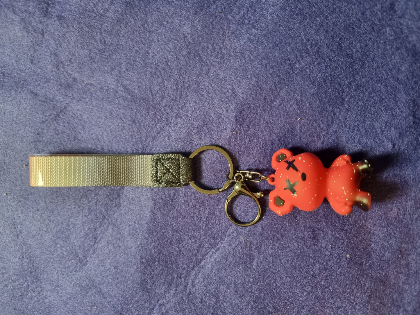 X X DEAD BEAR KEYCHAIN