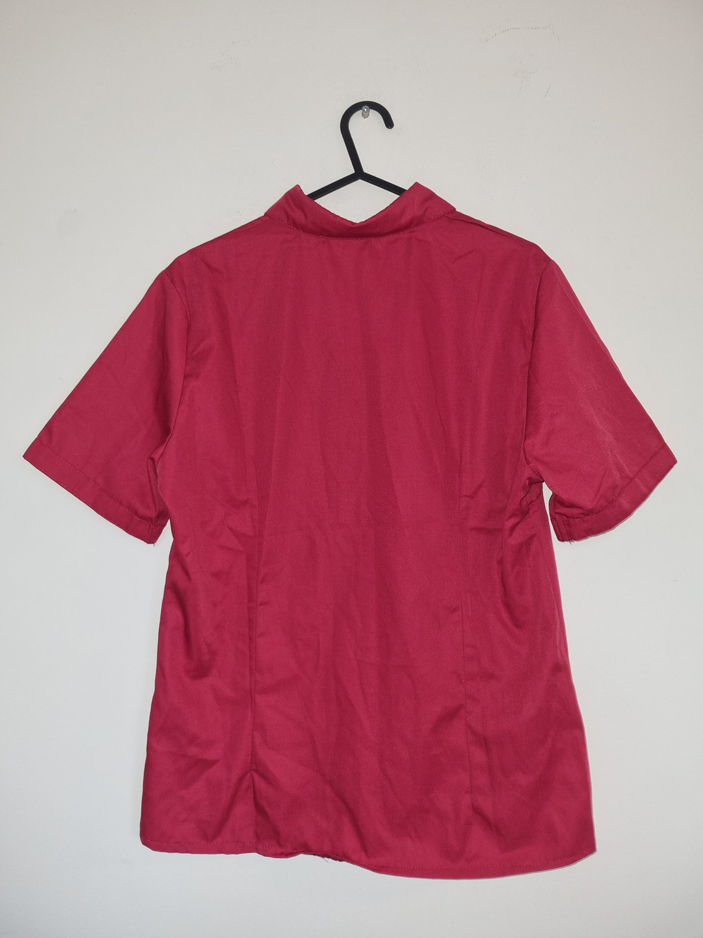 Women's small red polo shirt