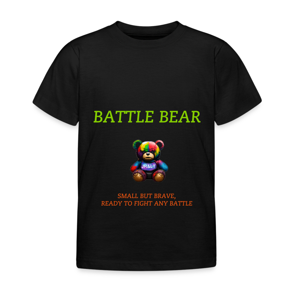 BATTLE BEAR!! KIDS T-SHIRT ( 3 - 8 YRS ) - black
