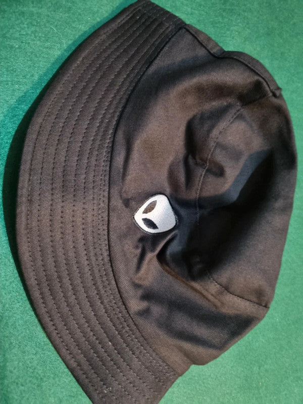 adult black bucket hat