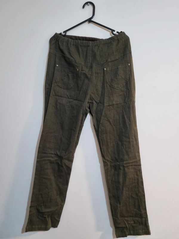 WOMENS XXL GREEN MATERNITY TROUSERS