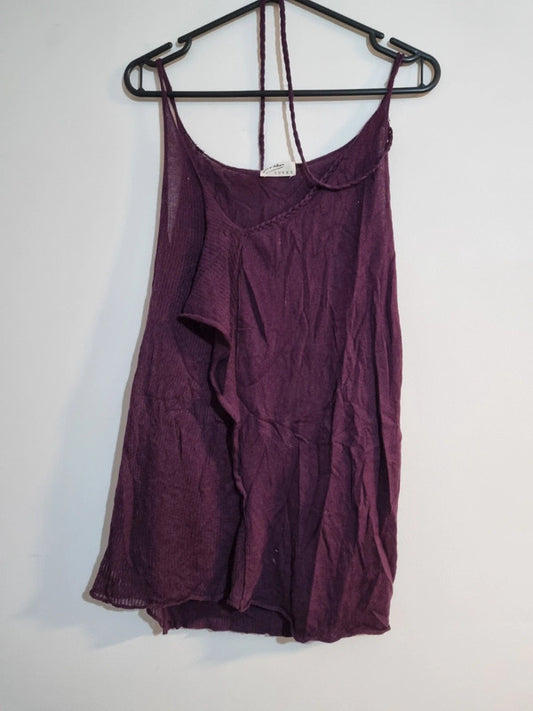 WOMENS SMALL BURGENDY VEST TOP