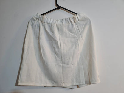 MEDIUM CREAM ELASTICATED SKIRT