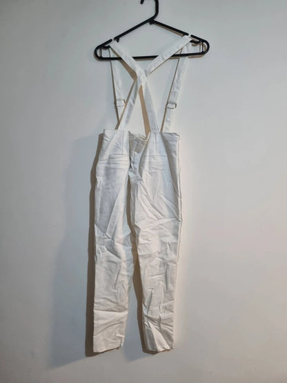 WOMENS MEDIUM CREAM DUNGAREE