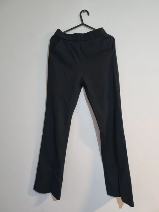 BLACK FLARE STYLE TROUSERS