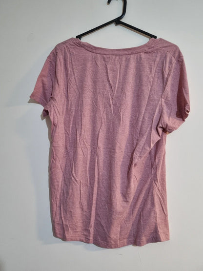 WOMENS LARGE LIGHT PURPLE AERO T-SHIRT