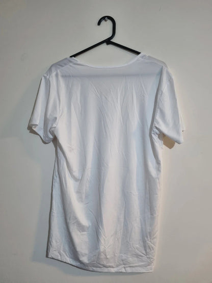 UNISEX MEDIUM PLAIN LIGHT WEIGHT V-KNECK T-SHIRT