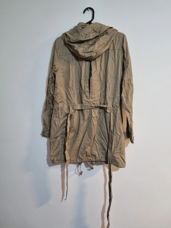 WOMENS SMALL GREEN LIGHTWEIGHT RAIN JACKET