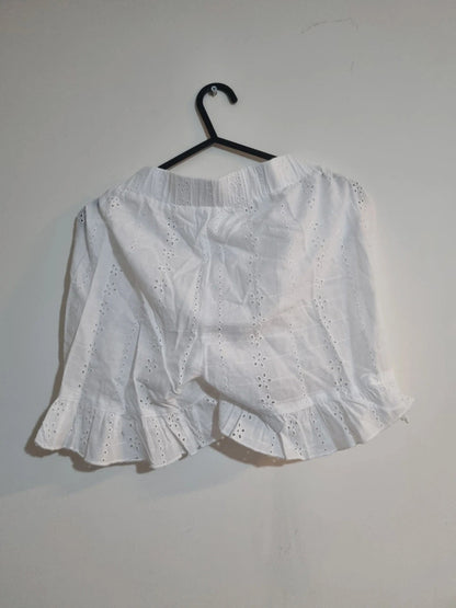 WOMENS MEDIUM WHITE DOROTHY PERKINS SHORTS