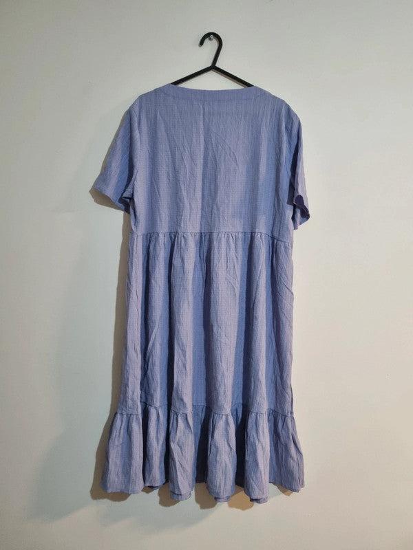 LARGE PURPLE LIGHT WEIGHT SUMMER DRESS