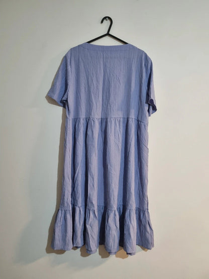LARGE PURPLE LIGHT WEIGHT SUMMER DRESS