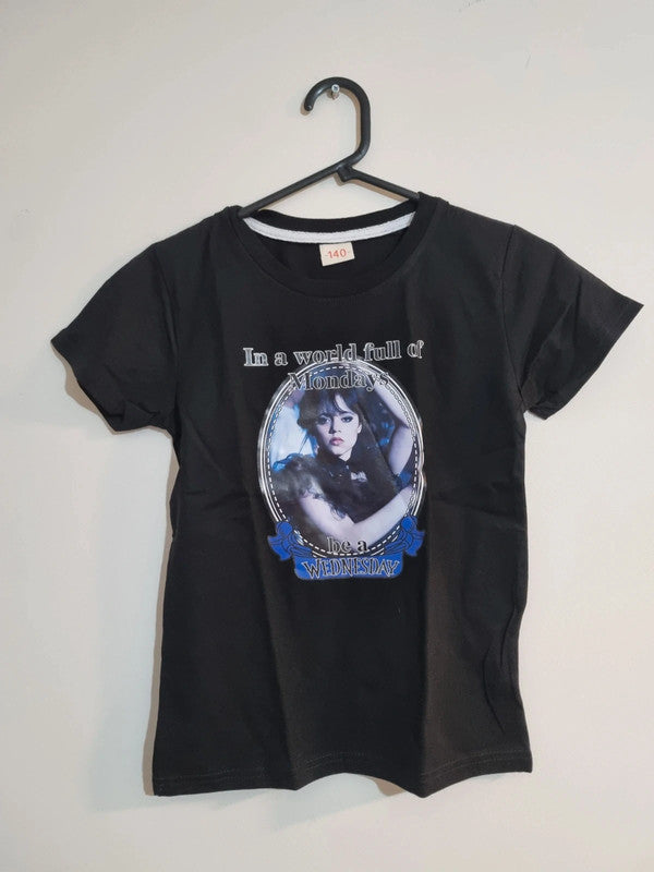 7-10 YEAR OLD WENESDAY T-SHIRT