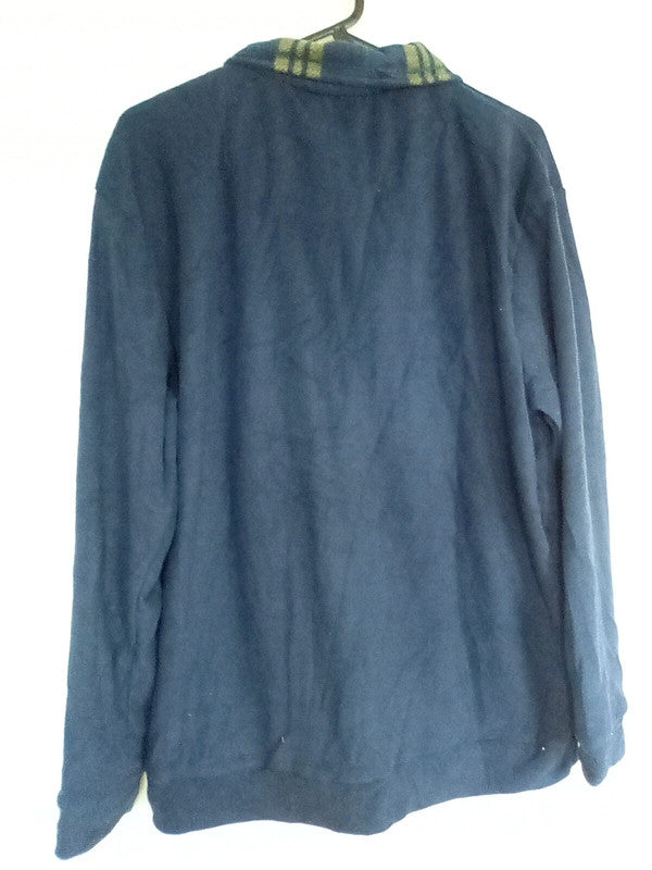 MENS LARGE BLUE I LIKE NYC FLEECE TOP