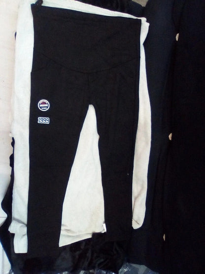 SIZE 12 BLACK MATERNITY TROUSERS (1999)