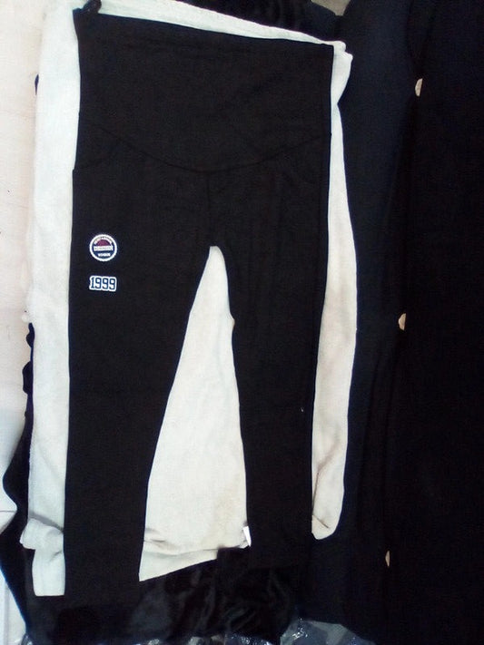 SIZE 12 BLACK MATERNITY TROUSERS (1999)