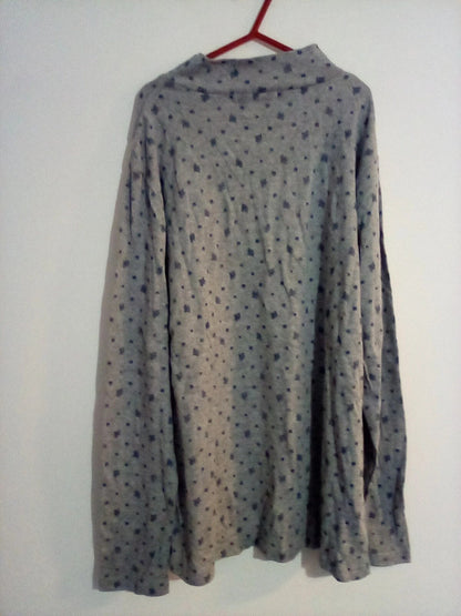 WOMENS LARGE LONG-SLEEVED FLEECE TOP