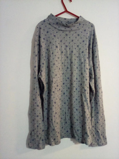 WOMENS LARGE LONG-SLEEVED FLEECE TOP