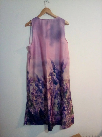 XXL PURPLE FLORAL DRESS