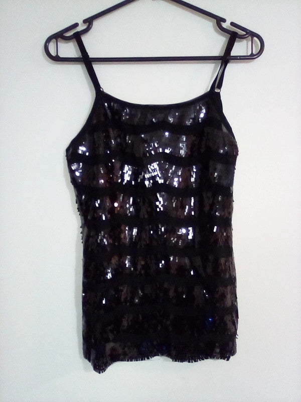 SIZE 8 WOMENS SEQUINED TOP