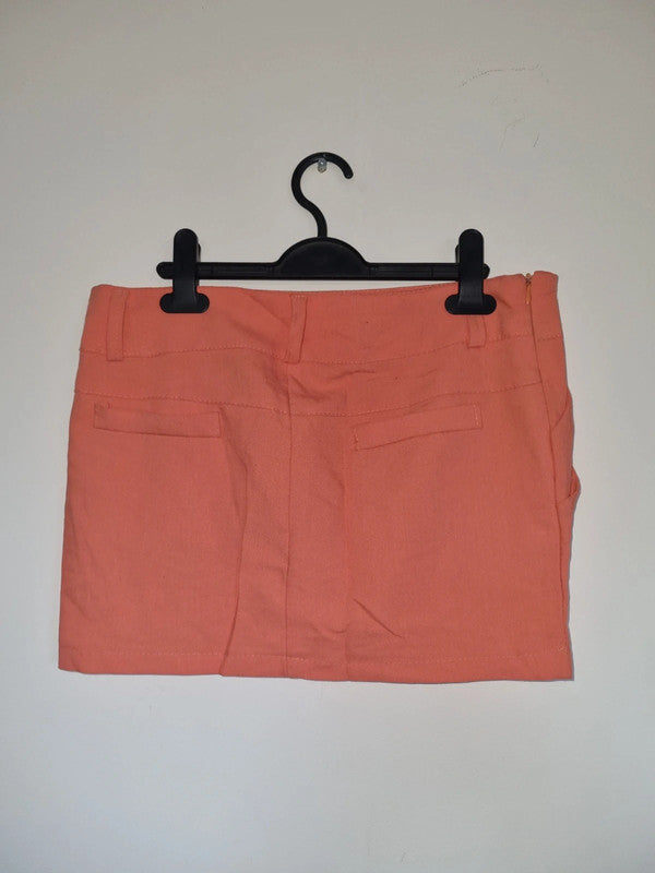 LARGE PEACH MINI SKIRT
