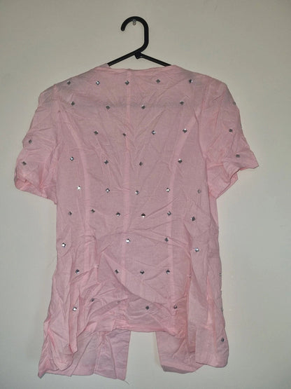 XL WOMENS PINK SHORT SLEEVED SHIRT