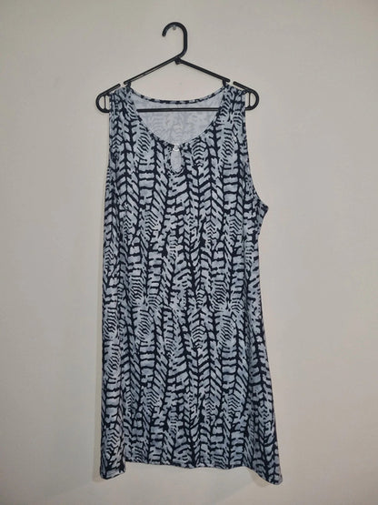 XL ZEBRA PRINT DRESS