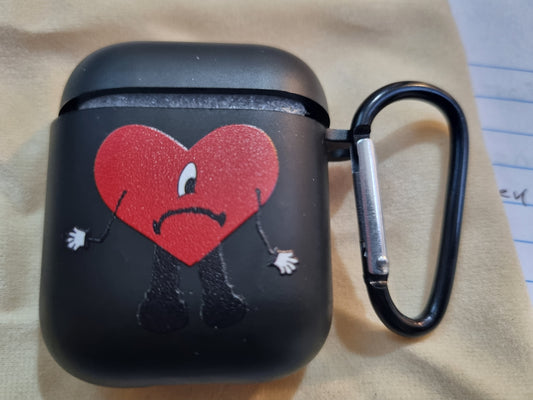 SAD HEART AIR POD 1 & 2 GEN CASE