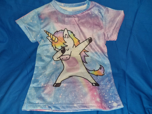 DABBING UNICORN KIDS T-SHIRT