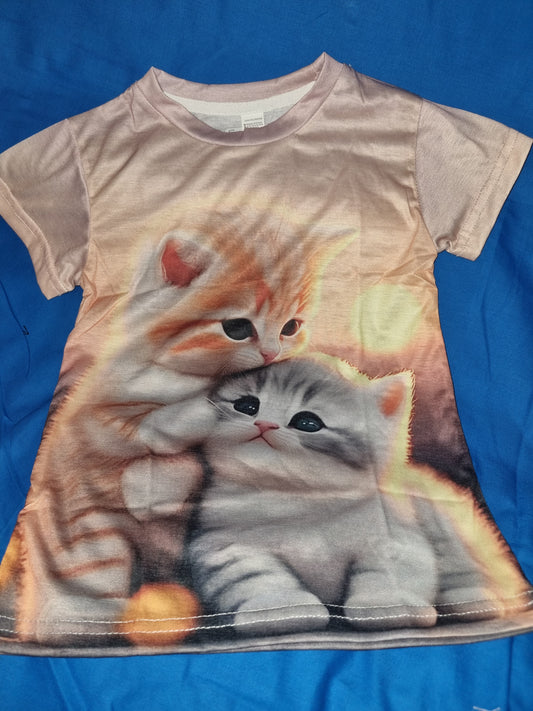 CHILDRENS KITTEN T-SHIRT