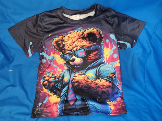 KIDS COOL TEDDY T-SHIRT