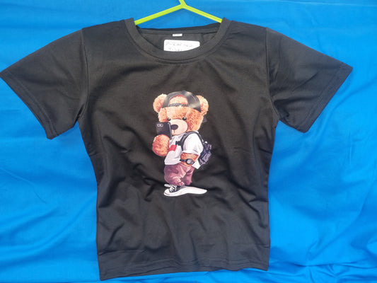 KIDS PHOTOGRAPHY BEAR T-SHIRT
