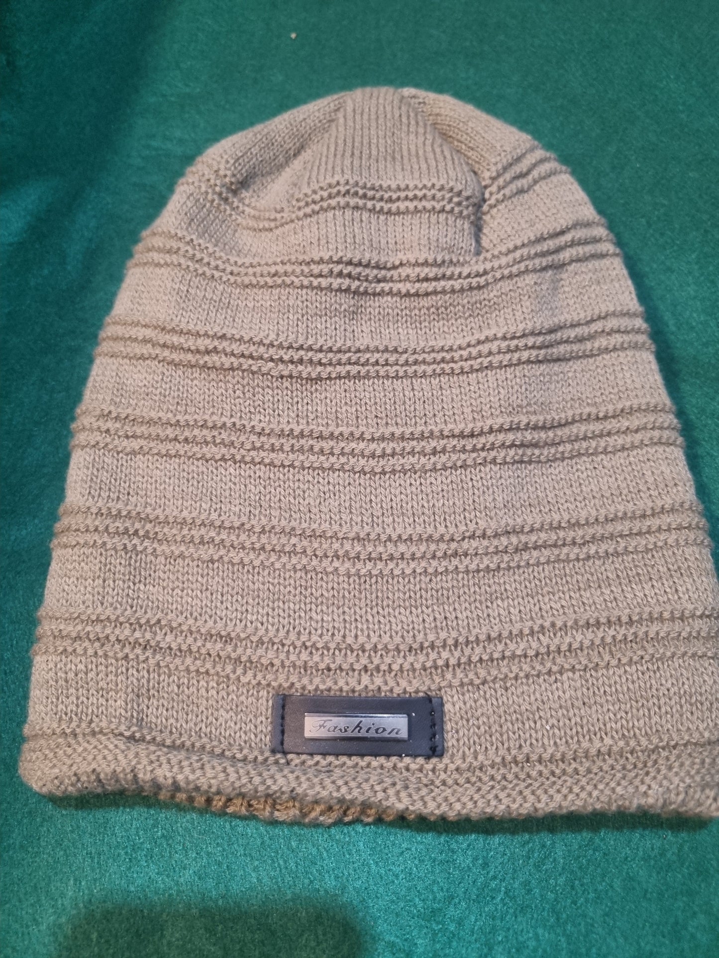 ADULTS FAUX FUR LINED BEANIE