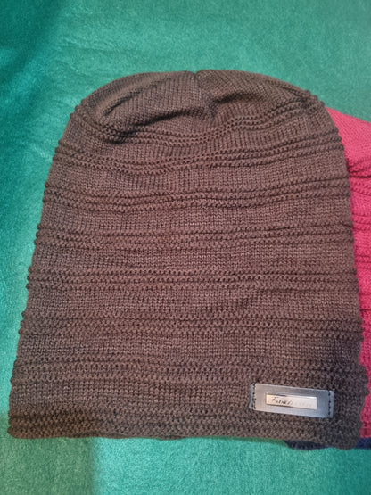 ADULTS FAUX FUR LINED BEANIE