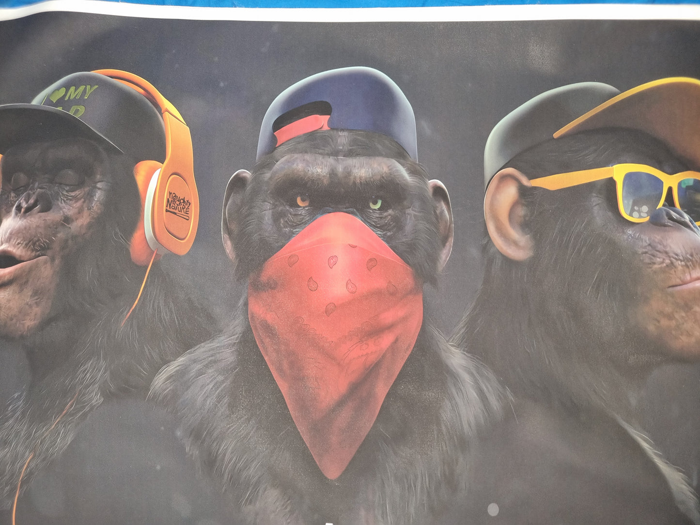 SWAG - 3WISE MONKEYS - BANKSY REPLICA