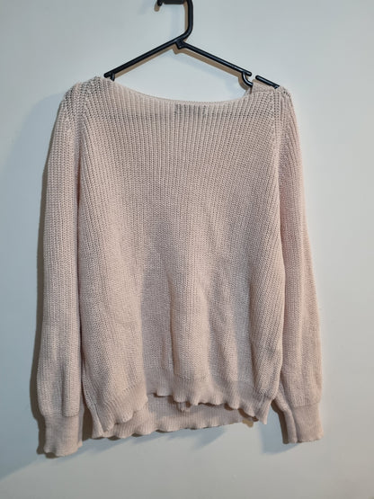 CHICME XL CROSS SHOULDER SWEATER
