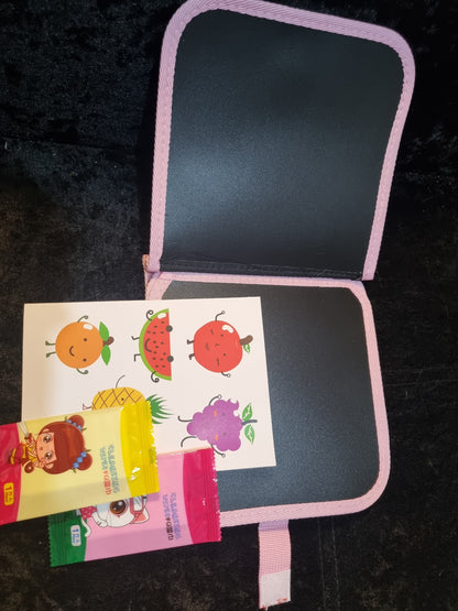 Childrens wipeable drawing book
