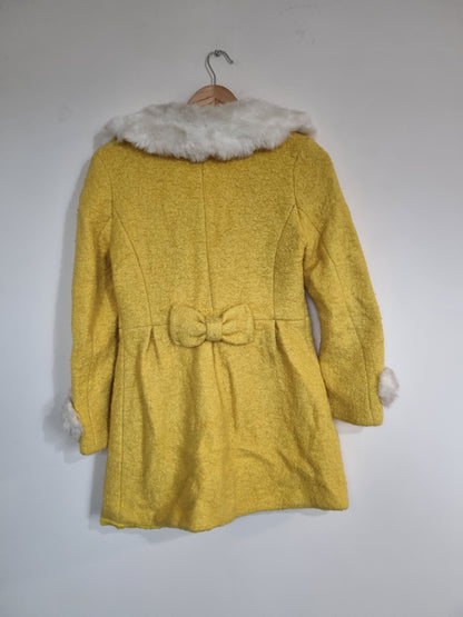 Women's small yellow coat