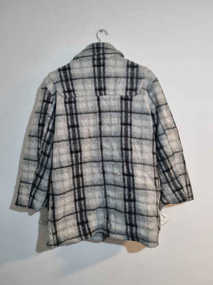 WOMEN'S SMALL/MEDIUM BLACK/GREY COAT