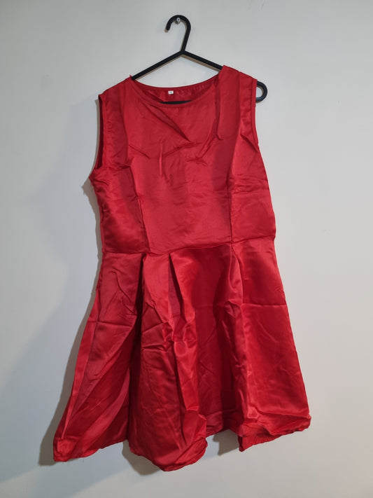 WOMEN'S MEDIUM RED MIDI DRESS