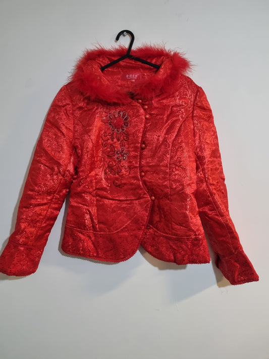 Small women's red coat