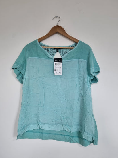 Women's "Ulla Popken" Torquise - Vintage Look Top