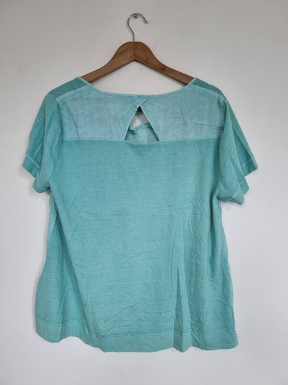 Women's "Ulla Popken" Torquise - Vintage Look Top
