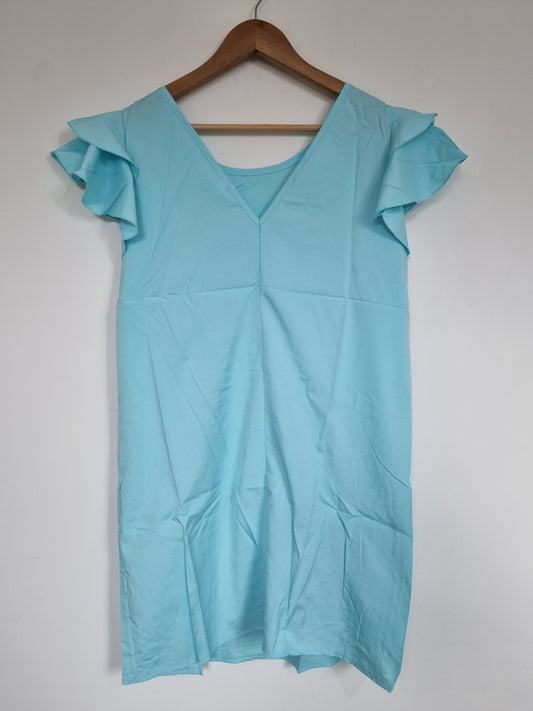 Medium Women's Torquise Short Sleeved Dress