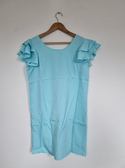 Medium Women's Torquise Short Sleeved Dress