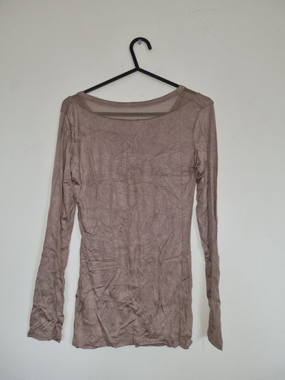 Women's Small Bronze Long Sleeved Top