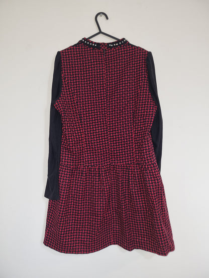 Women's Small/Medium Red/Black Dress