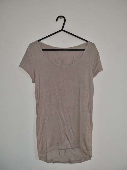 Women's Small/Medium Beige T-Shirt
